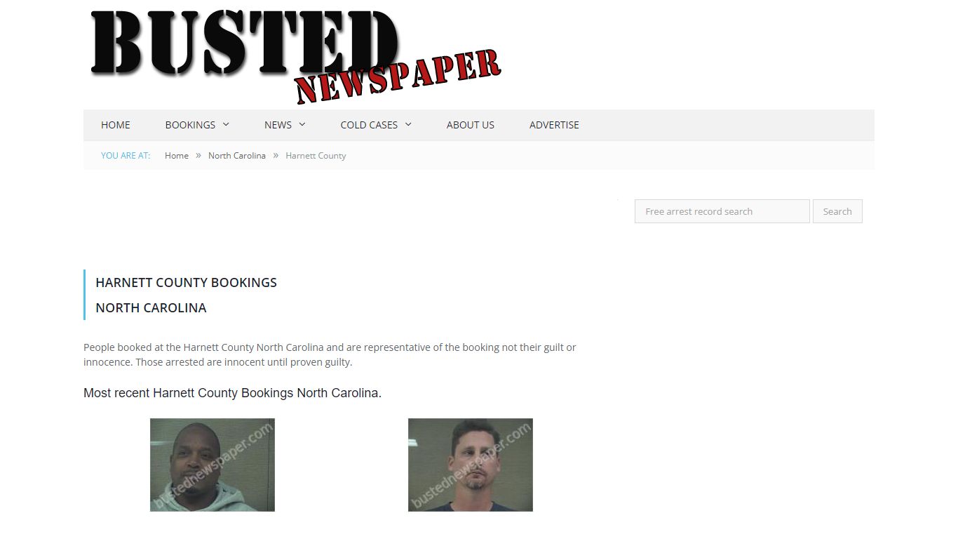 Harnett County, NC Mugshots - BUSTEDNEWSPAPER.COM